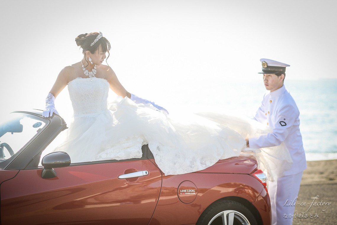 なかがわさとみが撮影した「海ロケ出張撮影」の写真