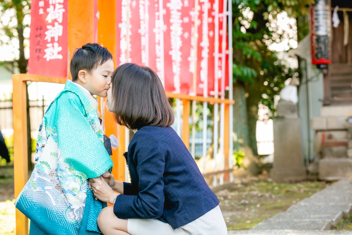 meganecco Photographyが出張撮影した家族写真(キッズ,ベビーフォト)などが写った「七五三出張撮影@東京」の家族写真