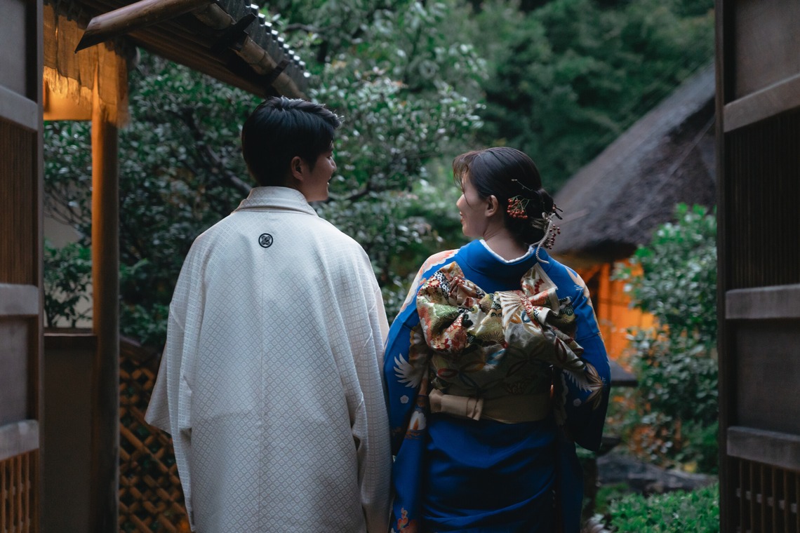 西浦隼翔が撮影した「和装ウエディングフォト」の写真