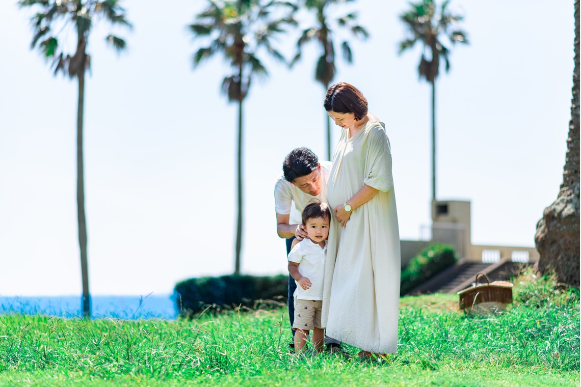 サキヤマ リエが撮影した「逗子マリーナ・青空の家族写真・マタニティフォト」の写真