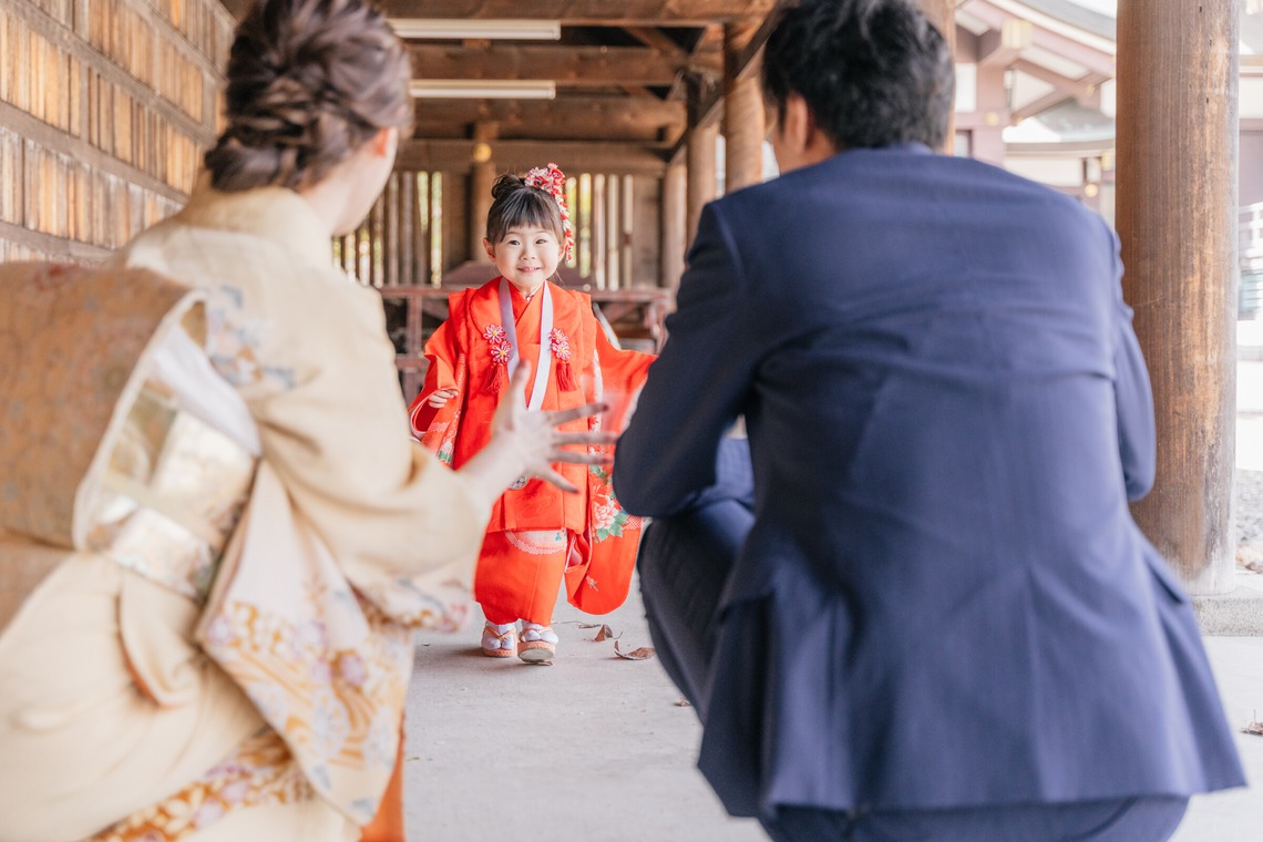 IrodoriPhotoが撮影した「七五三（ご自宅〜札幌護国神社）」の写真