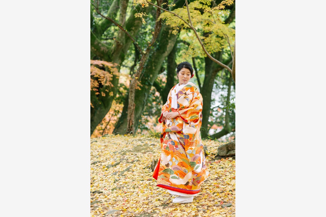 LARA LILYが撮影した「結婚式前撮り(福岡県・秋月城)」の写真