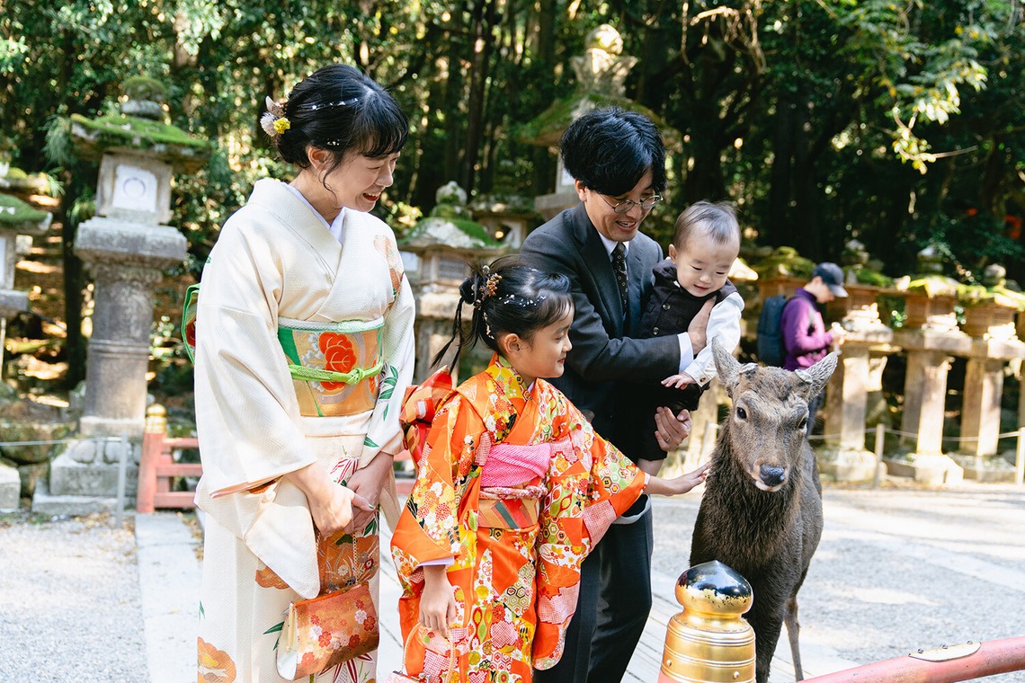 Tatsuyaが出張撮影した家族写真(キッズ,ベビーフォト)などが写った「七五三撮影」の家族写真