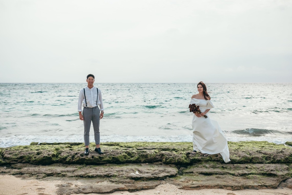 ポートレート沖縄が撮影した「ビーチフォトウエディング」の写真