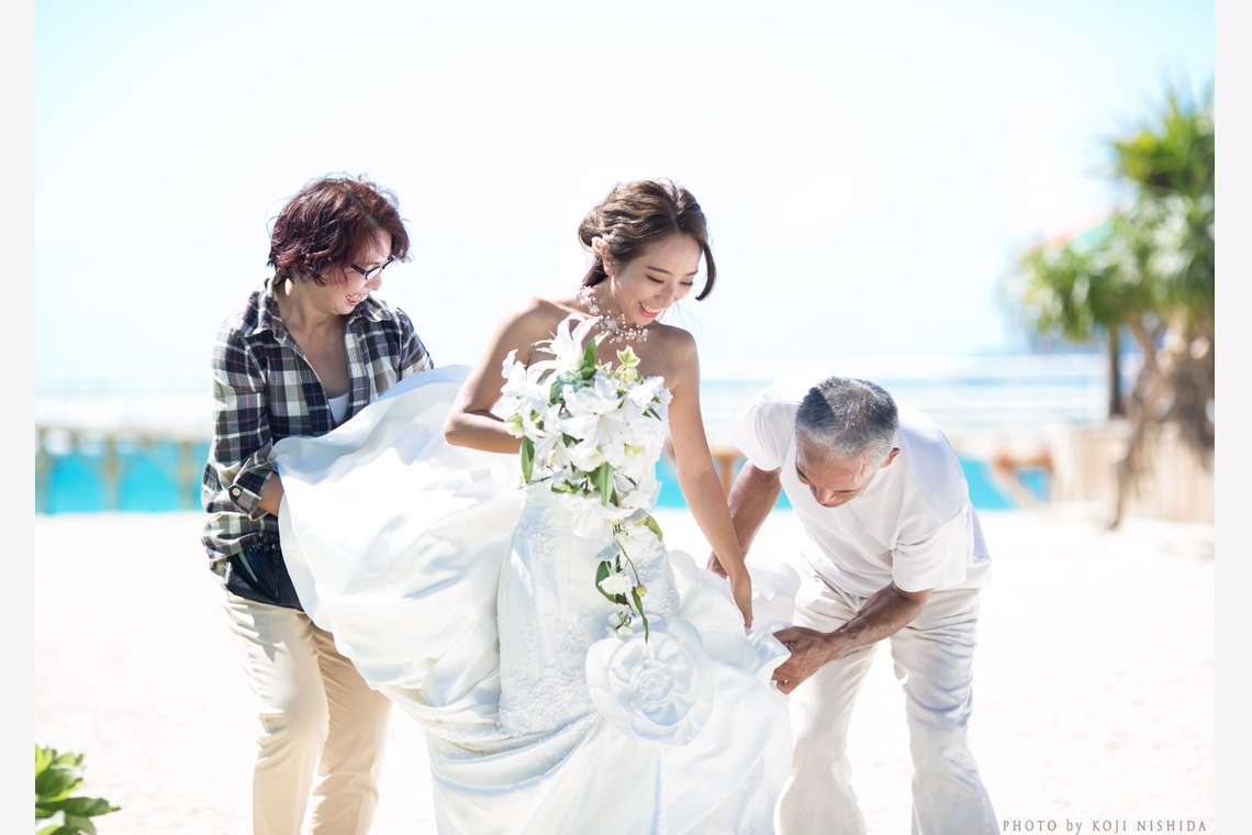 Koji Nishida Photographyが撮影した「ビーチウエディング」の写真