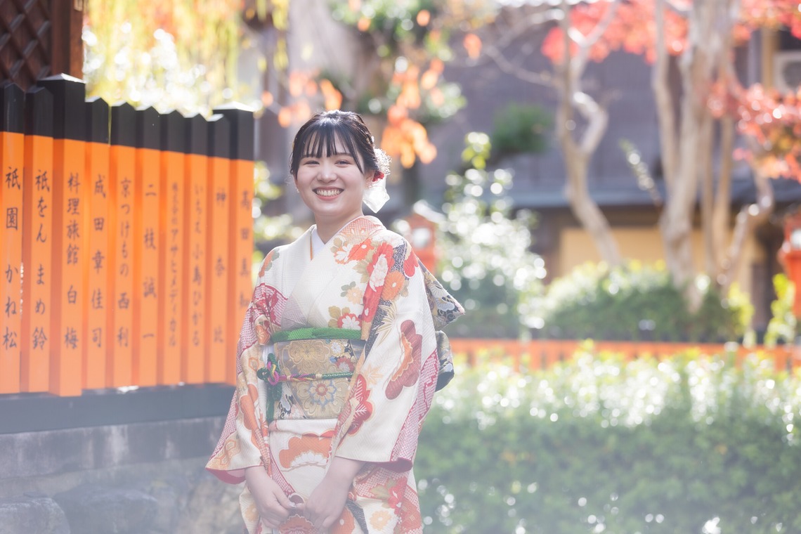 株式会社Ervaが撮影した「成人式前撮り（祗園白川）」の写真