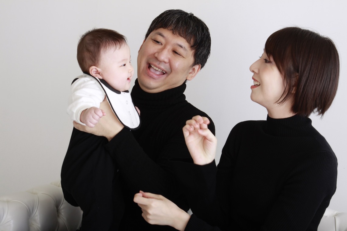 Hiroが出張撮影した家族写真(キッズ,ベビーフォト)などが写った「家族撮影」の家族写真