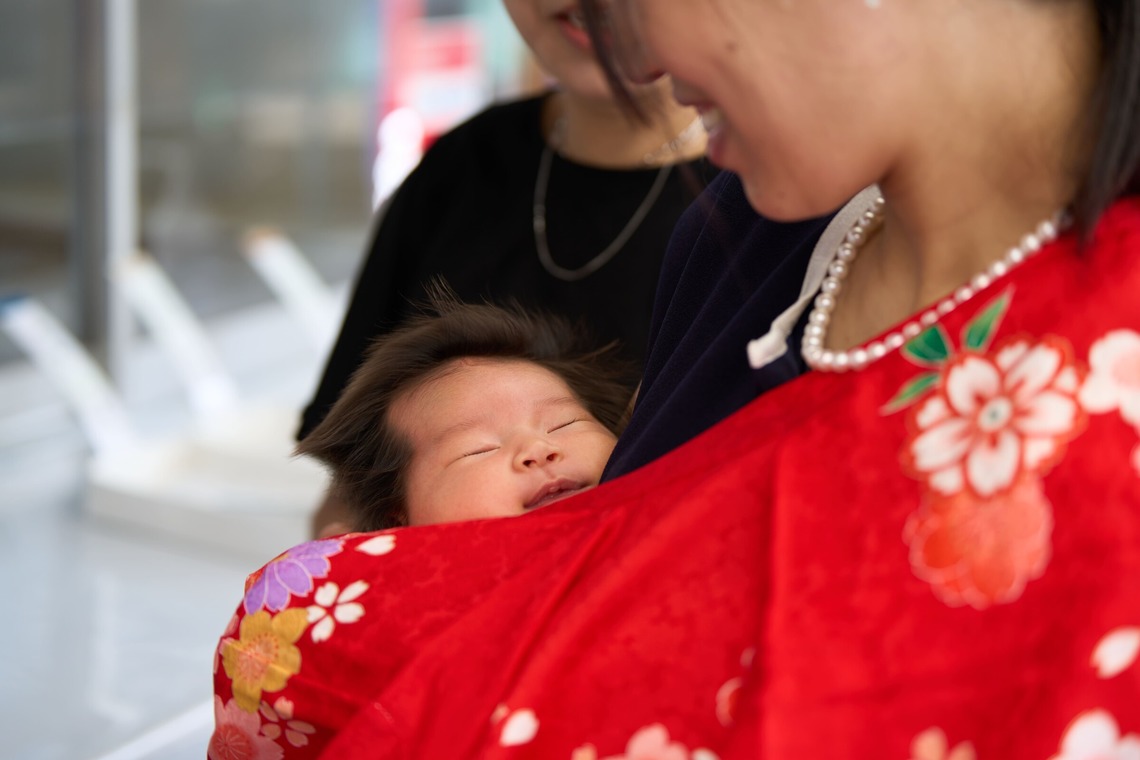 Actが撮影した「お宮参り」の写真