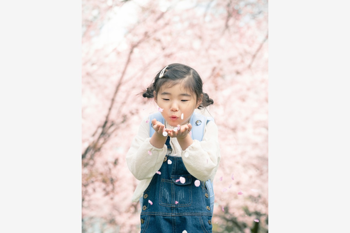 戸澤麻衣が撮影した「昭和記念公園で新一年生の撮影」の写真