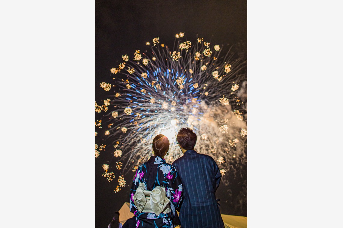 写真スペース　フォトラッシュが撮影した「花火大会デート＠山口県宇部花火大会」の写真