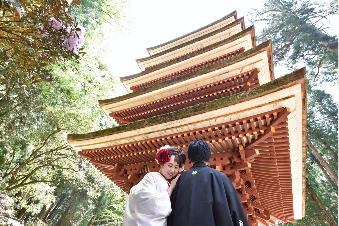 キキフォトワークスが撮影した「Pre Weddingphotoshoot at Nara with kimono in spring to summer」の写真