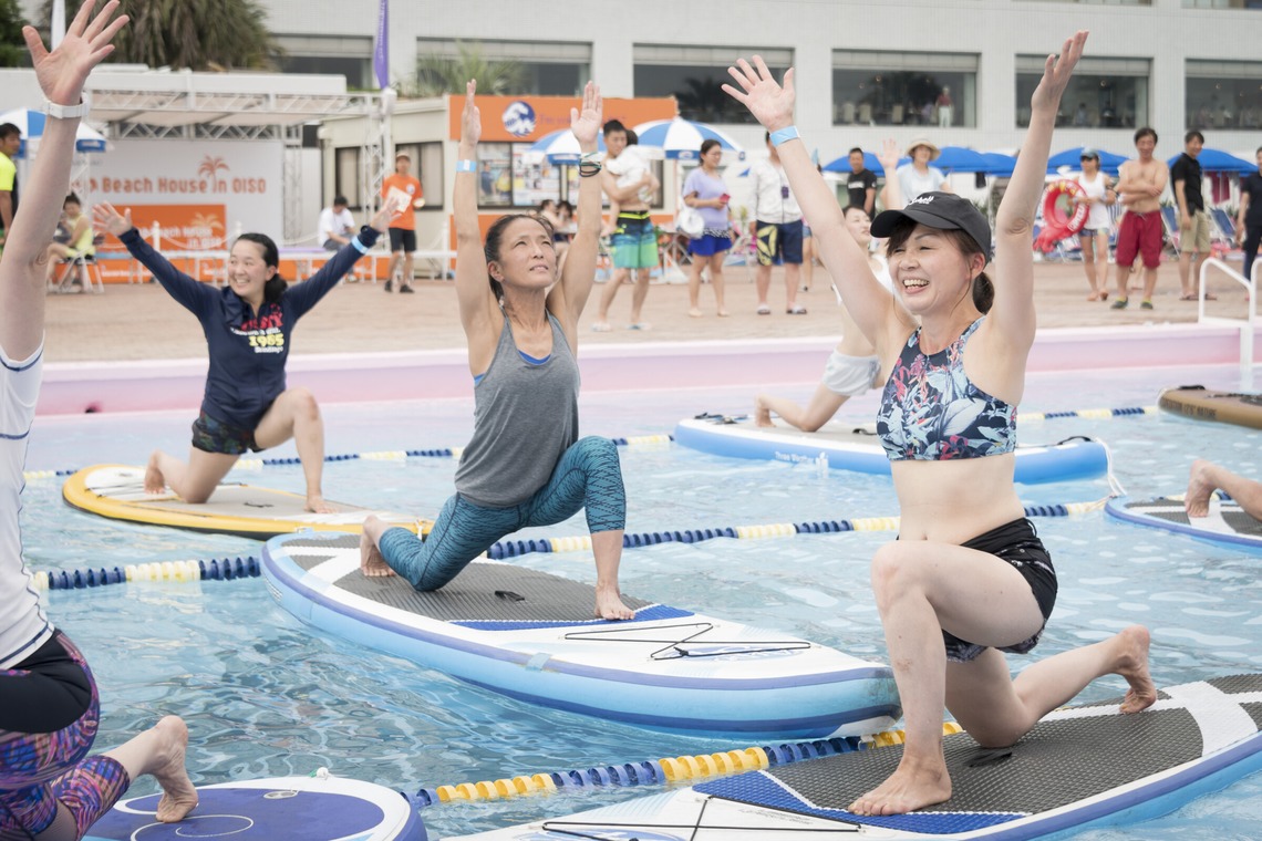 長濱崇が撮影した「サップヨガイベント/大磯ロングビーチ」の写真