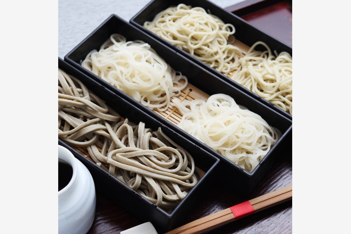 森安　照が撮影した「お蕎麦屋さん」の写真