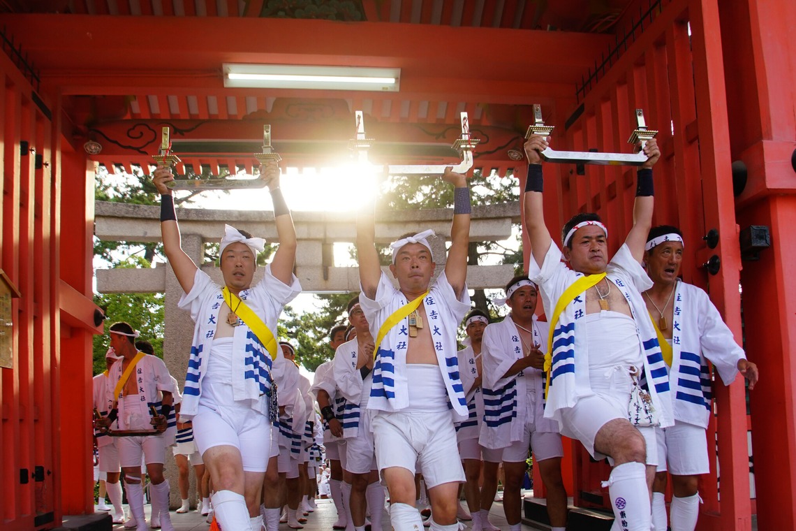 河野慈圓が撮影した写真のアルバム「イベント撮影　住吉大社御輿渡御」