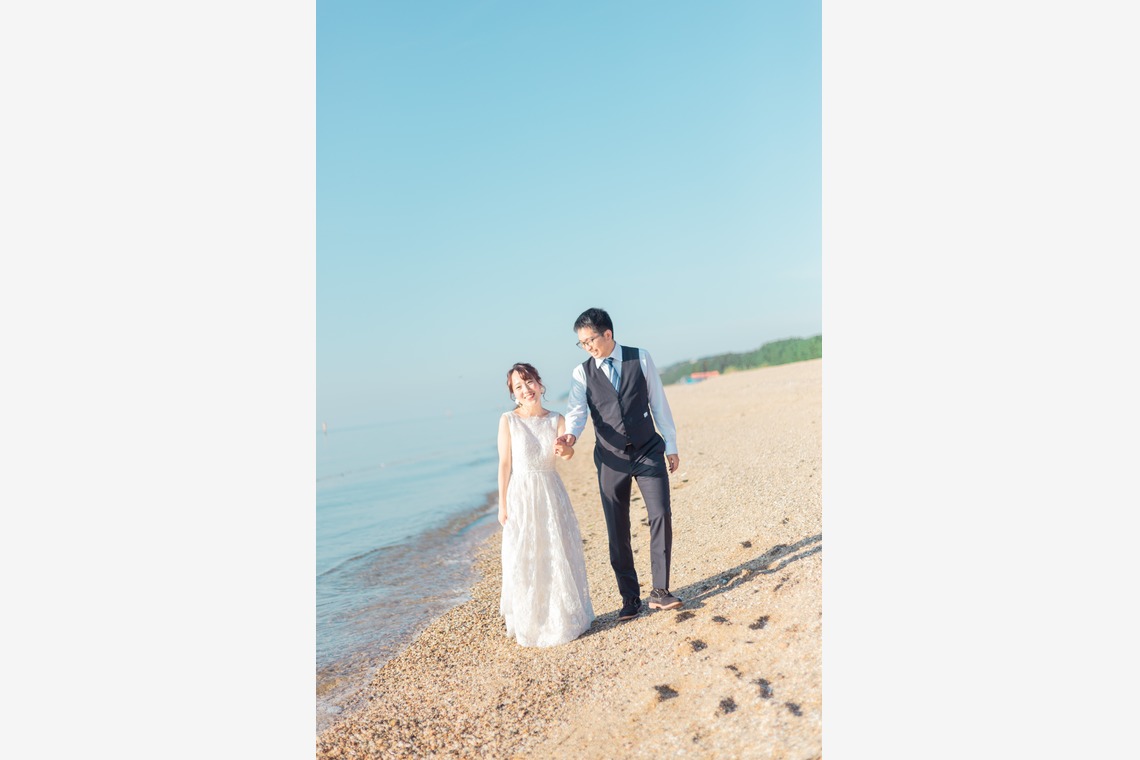 尾崎光が撮影した「ウエディング前撮り/淡路島ロケ」の写真