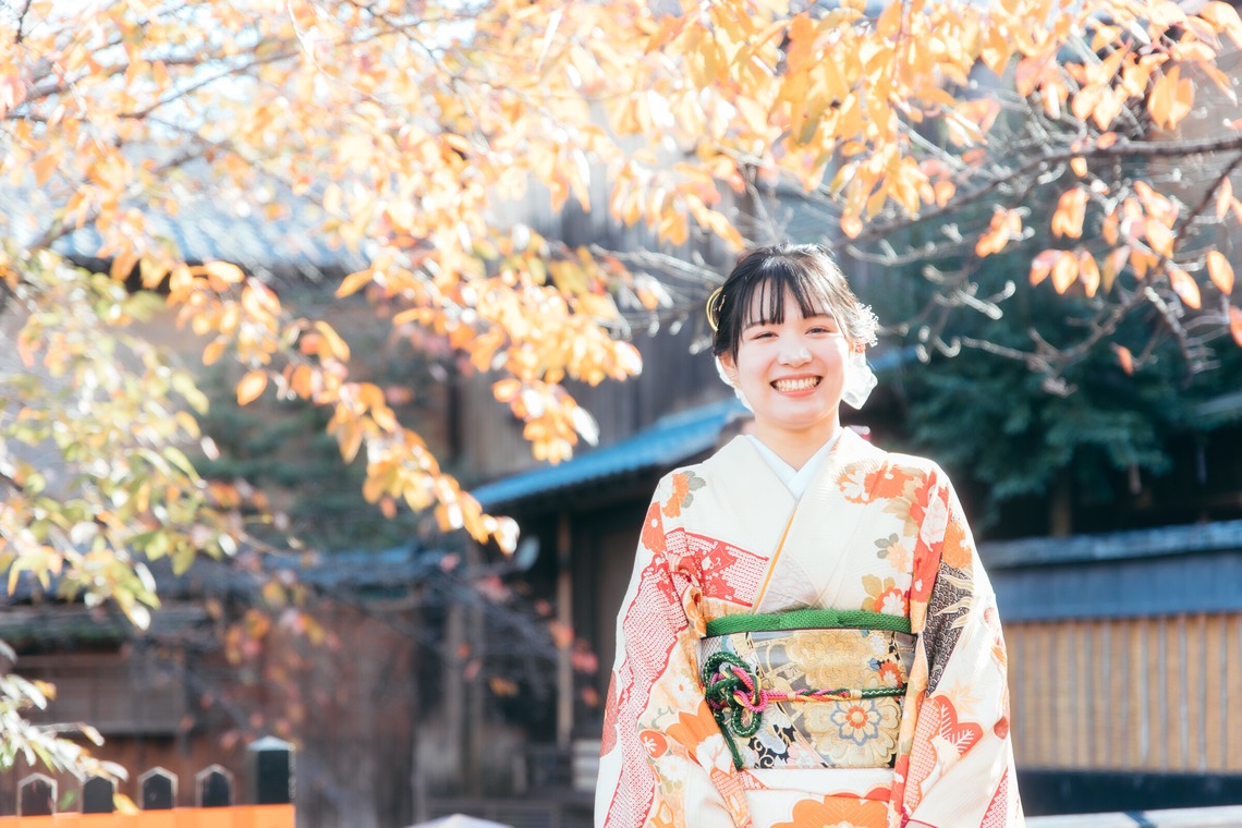 株式会社Ervaが撮影した「成人式前撮り（祗園白川）」の写真