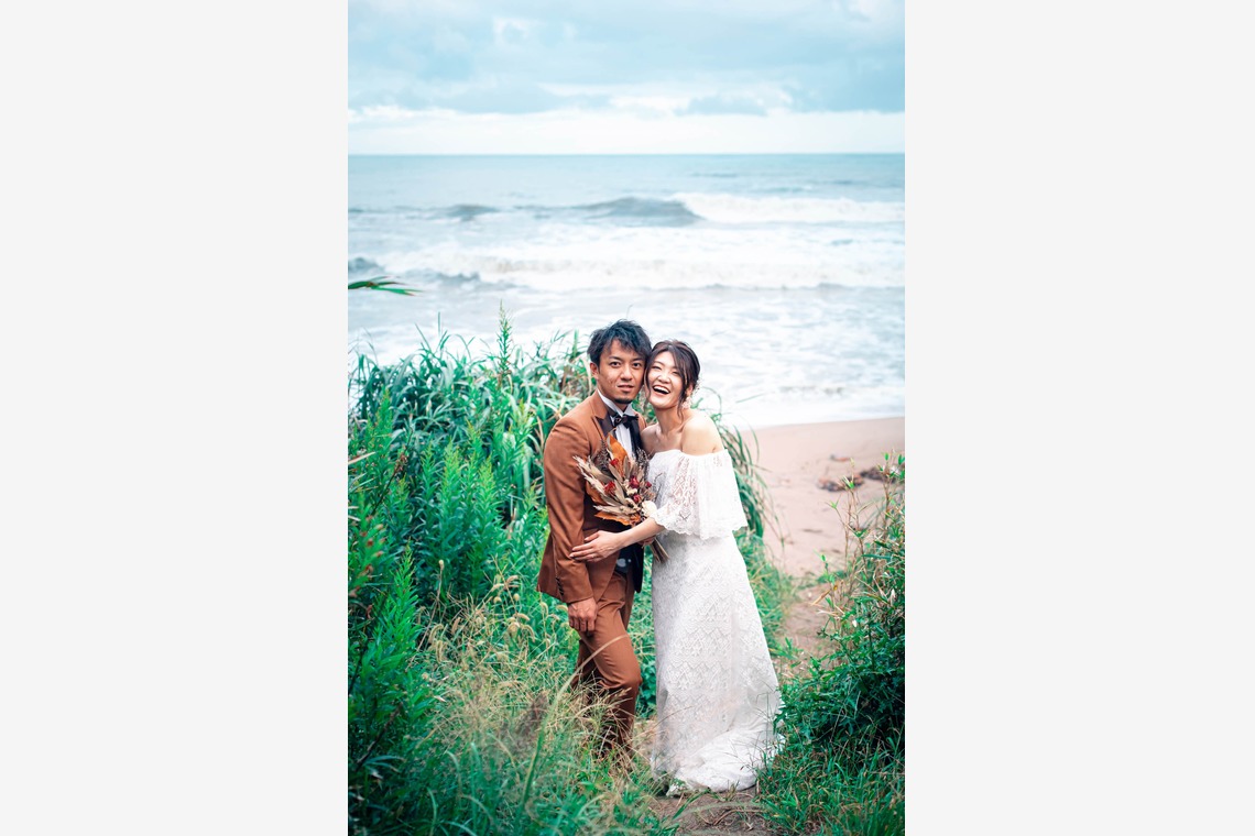 kudophotoが撮影した「フォトウエディング＿海岸」の写真