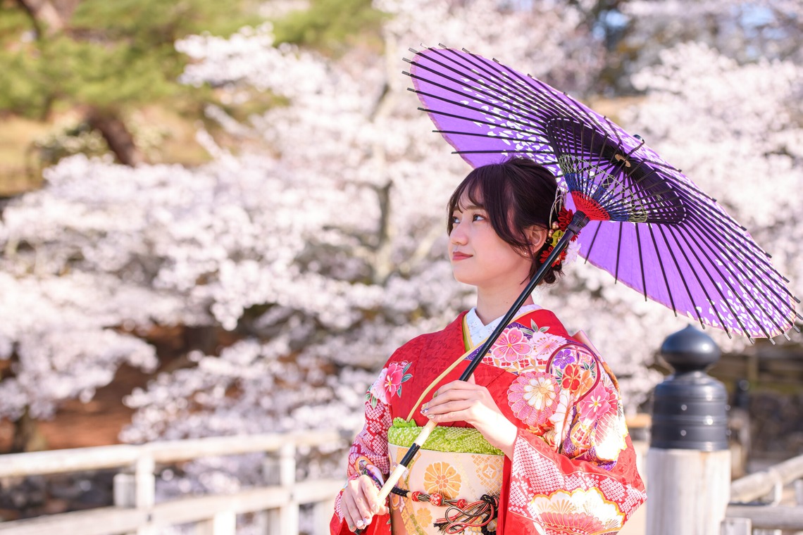 Visual Imagingが撮影した写真のアルバム「振袖桜ロケーション撮影」