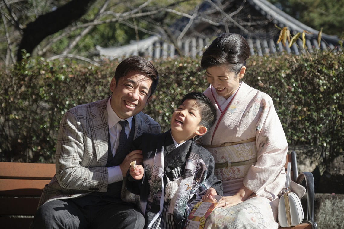 濱田茉里が撮影した「七五三ロケ」の写真