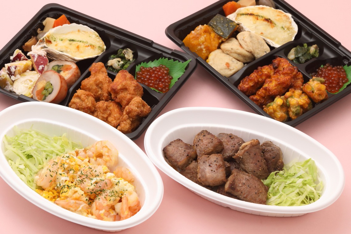 森安　照が撮影した「和食弁当・洋食弁当・中華弁当」の写真