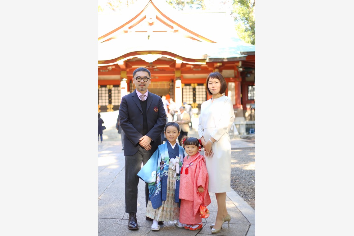 出張撮影HUG TIMEが撮影した「七五三記念撮影＠世田谷八幡宮・東京」の写真