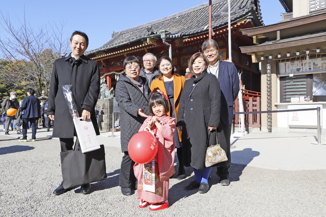村田わかな広告写真が撮影した七五三フォトのアルバム「まりえちゃん七五三」