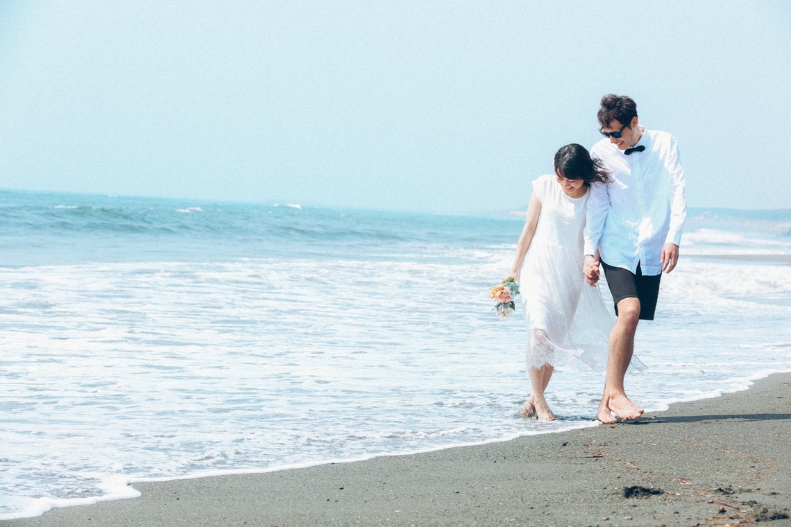 出張撮影HUG TIMEが撮影した「湘南・鎌倉カジュアルウエディングフォト」の写真