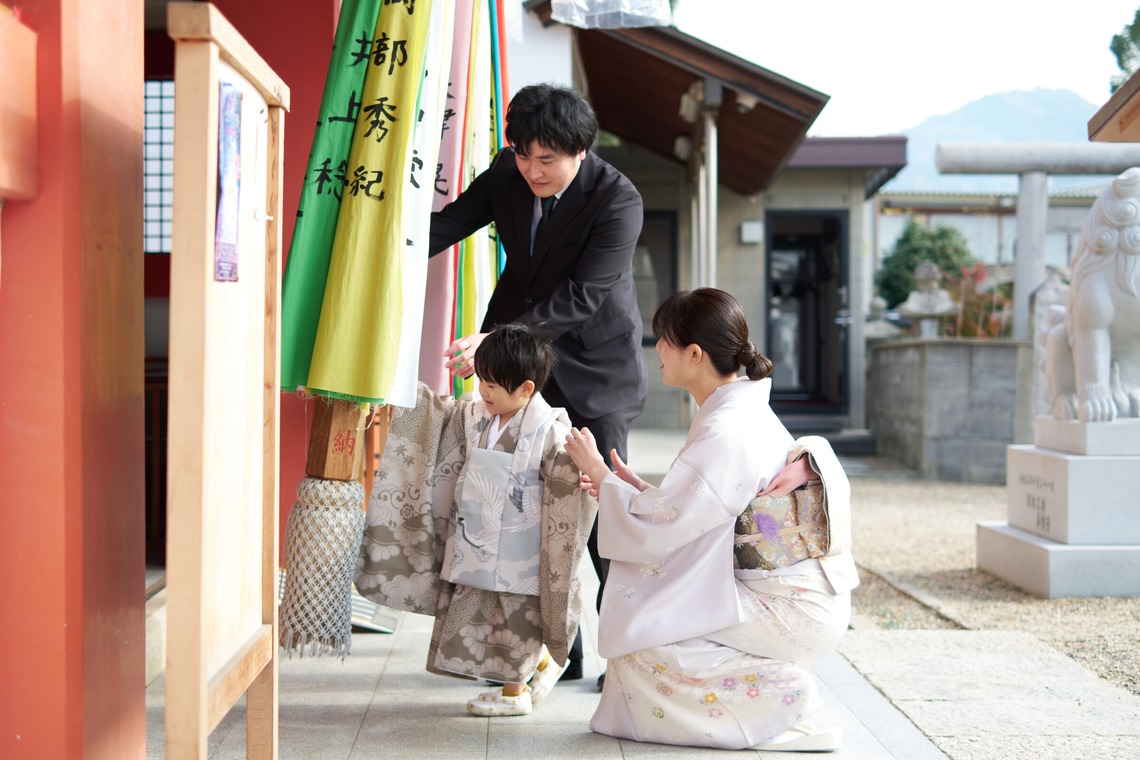 Tatsuyaが出張撮影した家族写真(キッズ,ベビーフォト)などが写った「七五三撮影」の家族写真