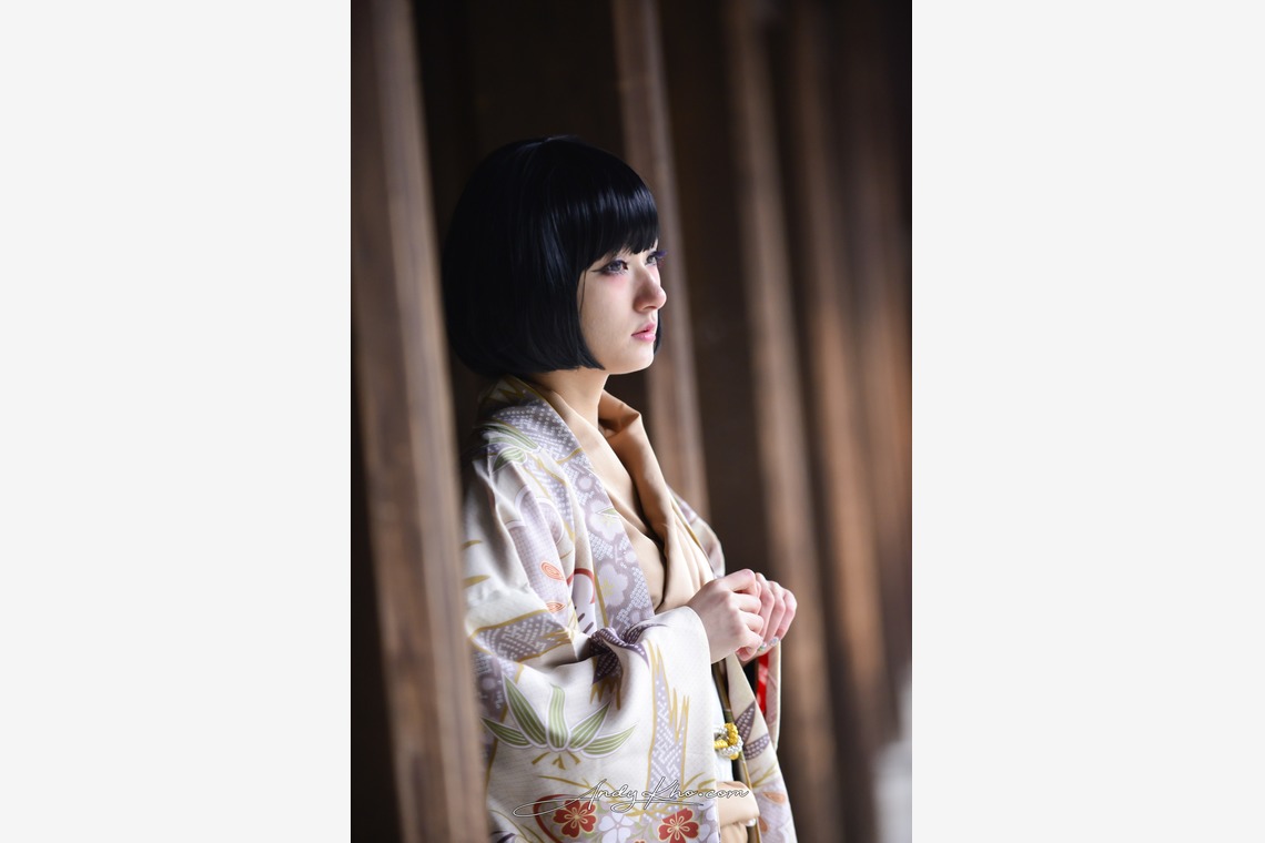 Photo of Yuri's Kimono Shoot in Meiji Jingu taken by Andy Kho