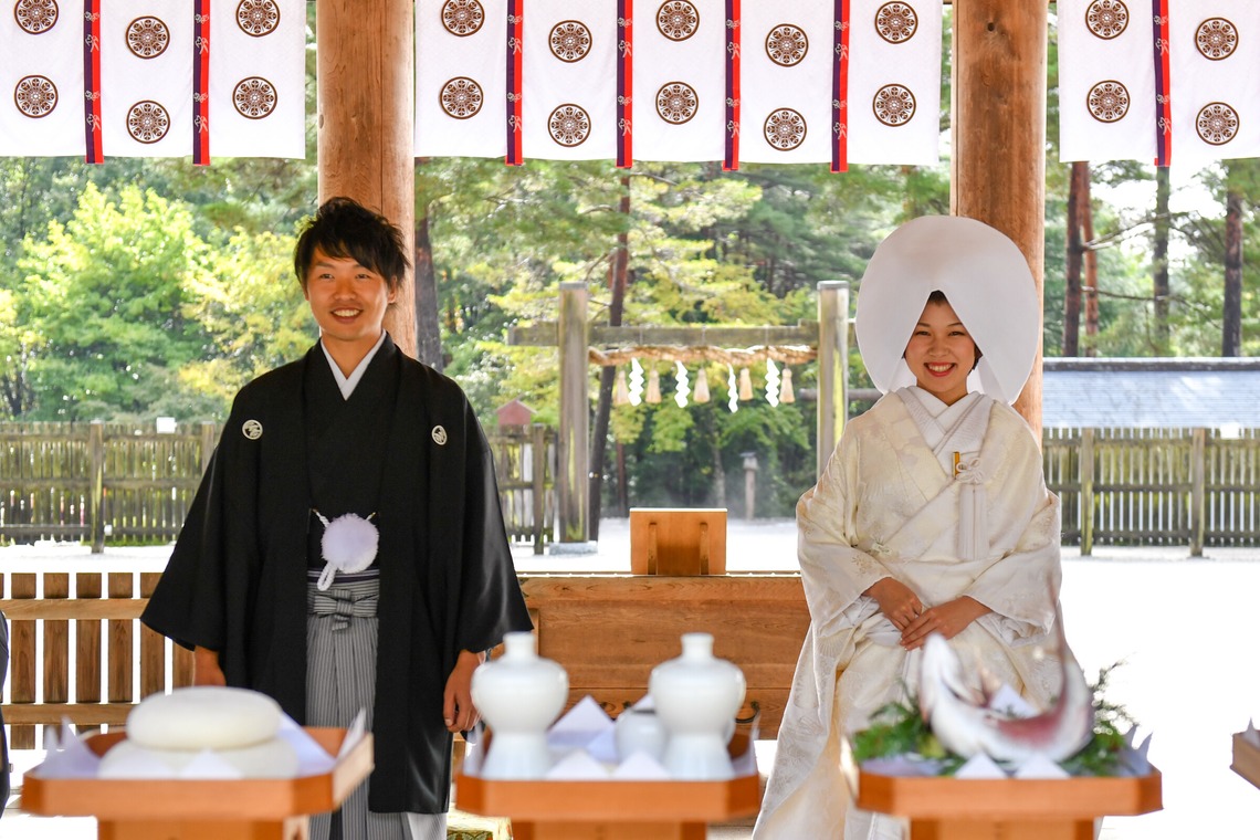 石津祐介が撮影した「和装結婚式」の写真