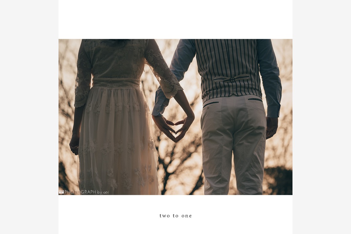 Album of the Wedding, Bridal taken by Aoi　Haruna - maedori