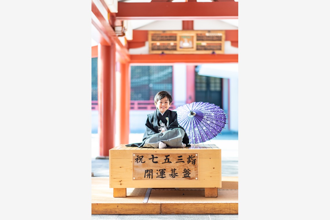 サキヤマ リエが撮影した写真のアルバム「5才男の子・笑顔いっぱいの七五三＠日枝神社」