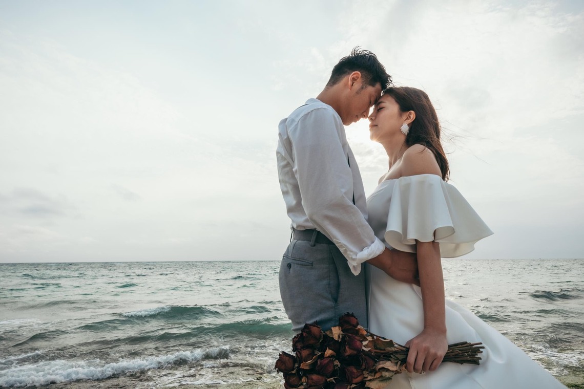 ポートレート沖縄が撮影した「ビーチフォトウエディング」の写真