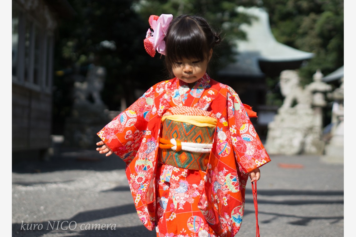 出張撮影サービス　kuro NICO cameraが撮影した「3歳女の子＊七五三＠静岡」の写真