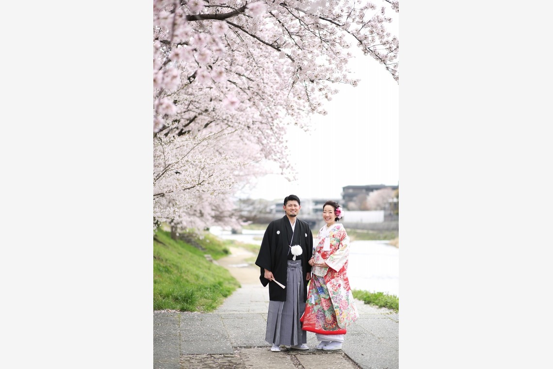 アトリエカーシャが撮影した「京都の桜＆和装ロケ」の写真