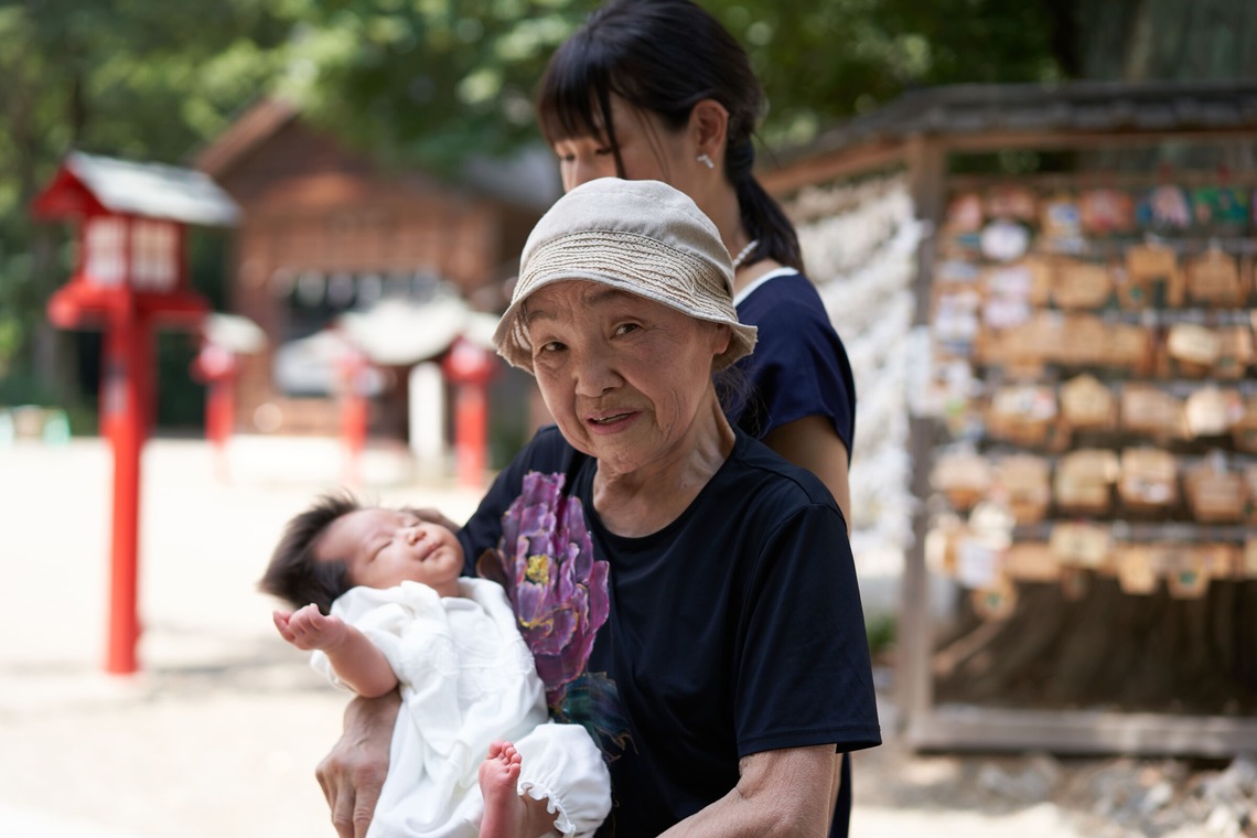 Actが撮影した「お宮参り」の写真