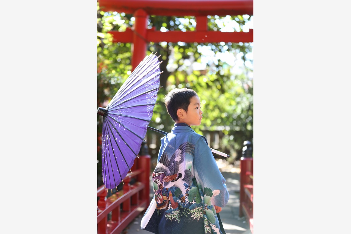 出張撮影HUG TIMEが撮影した「七五三記念撮影＠世田谷八幡宮・東京」の写真