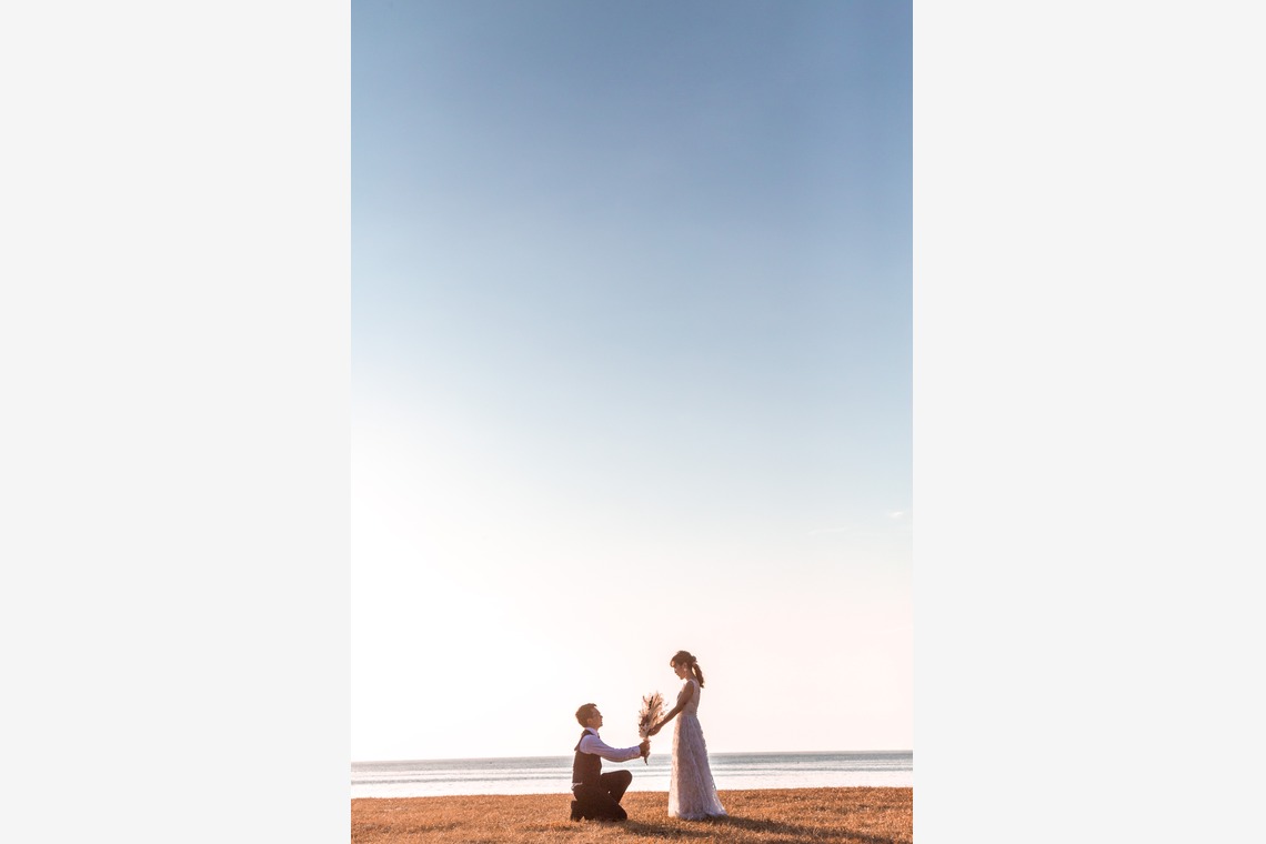 尾崎光が撮影した「ウエディング前撮り/淡路島ロケ」の写真