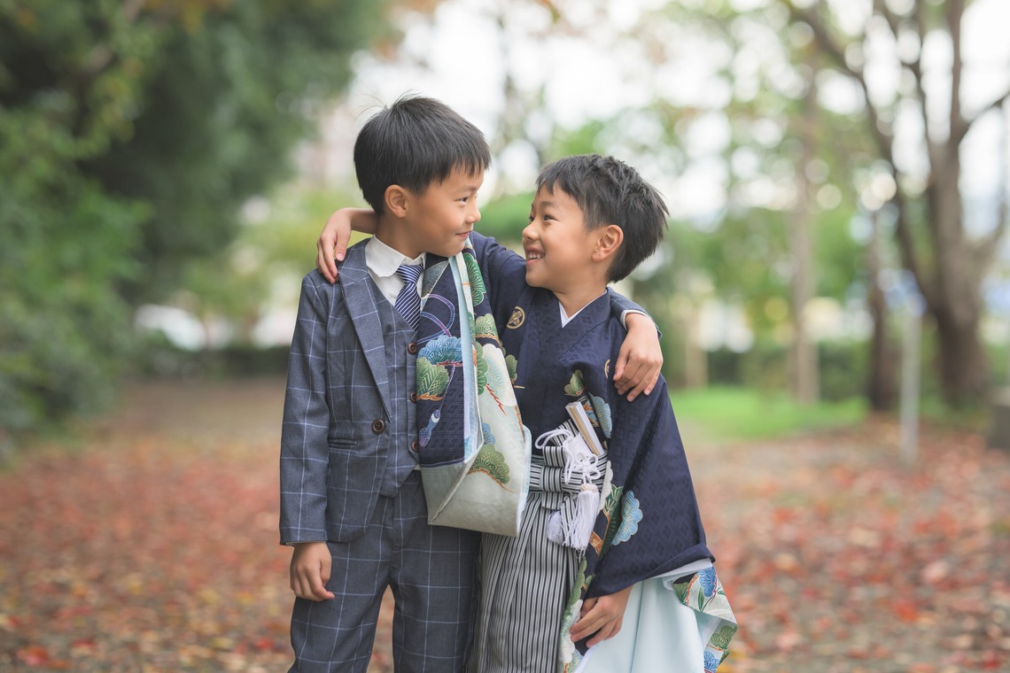 萬代　一樹が出張撮影した家族写真(キッズ,ベビーフォト)などが写った「七五三」の家族写真
