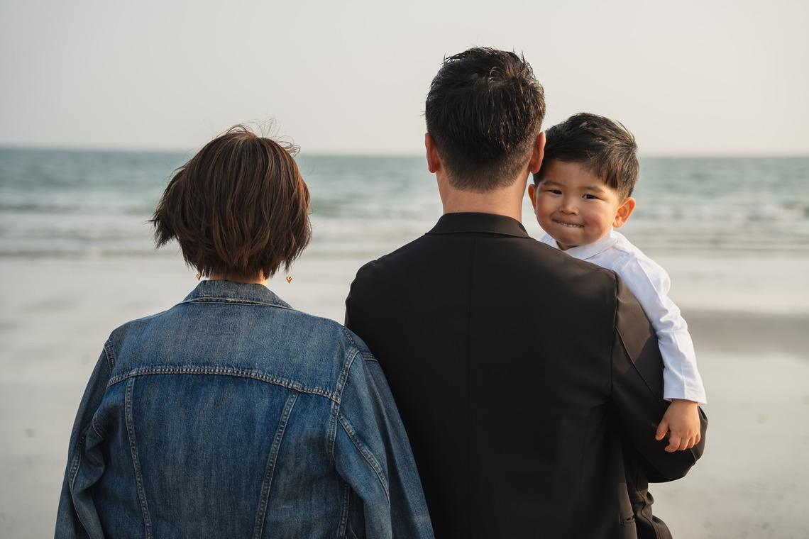 イチフォトが撮影した「鎌倉の由比ヶ浜にて後撮り撮影」の写真