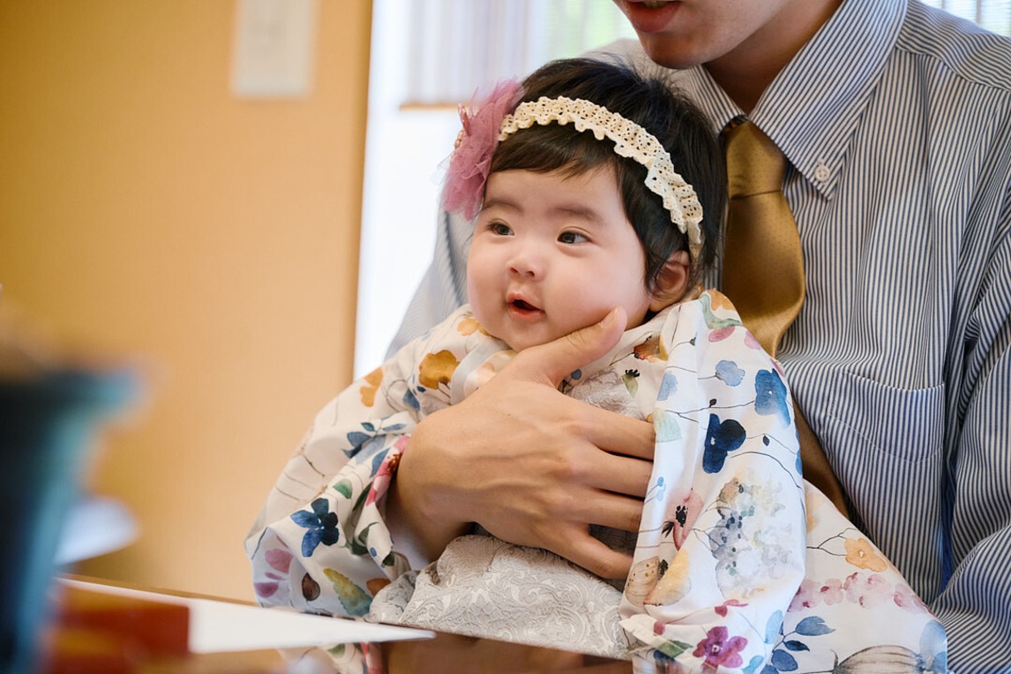 児玉 一成が撮影した「お食い初め（梅の花）」の写真