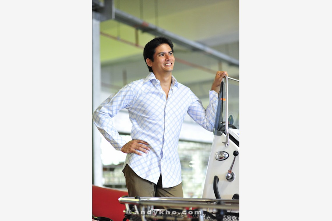 Photo of Malaysian Formula 1 Driver Alex Yoong taken by Andy Kho