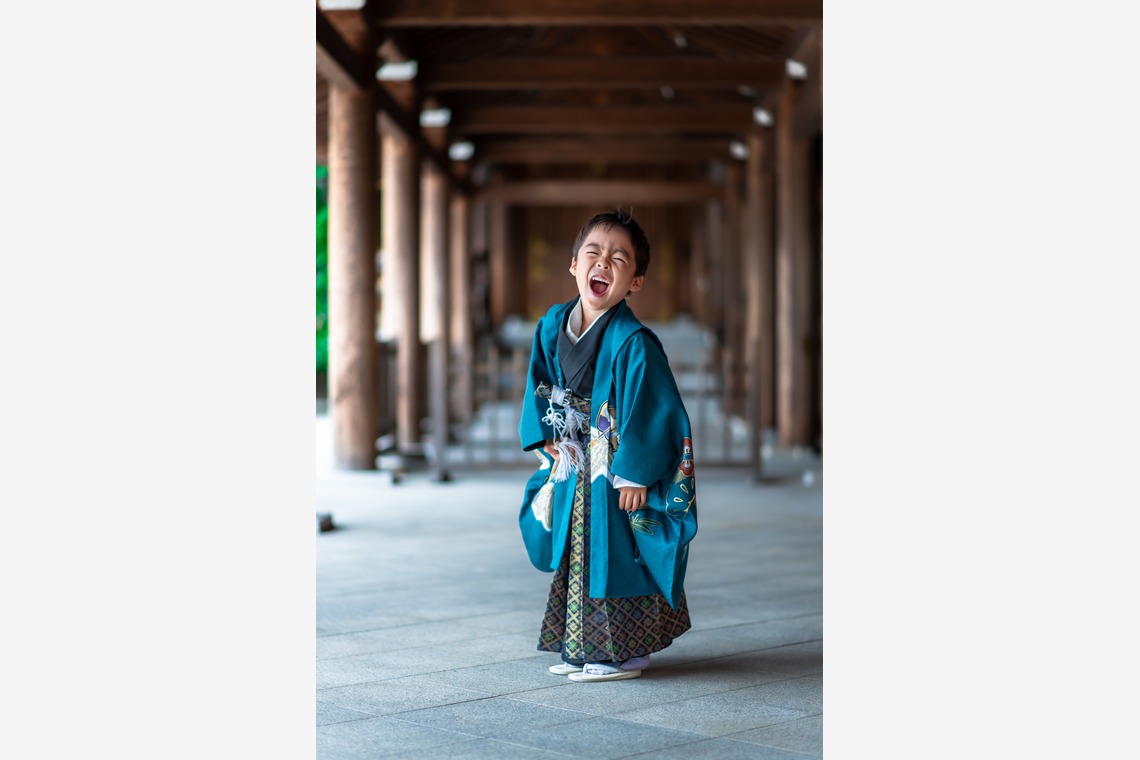 サキヤマ リエが撮影した「5歳男の子・笑顔いっぱい七五三＠寒川神社」の写真