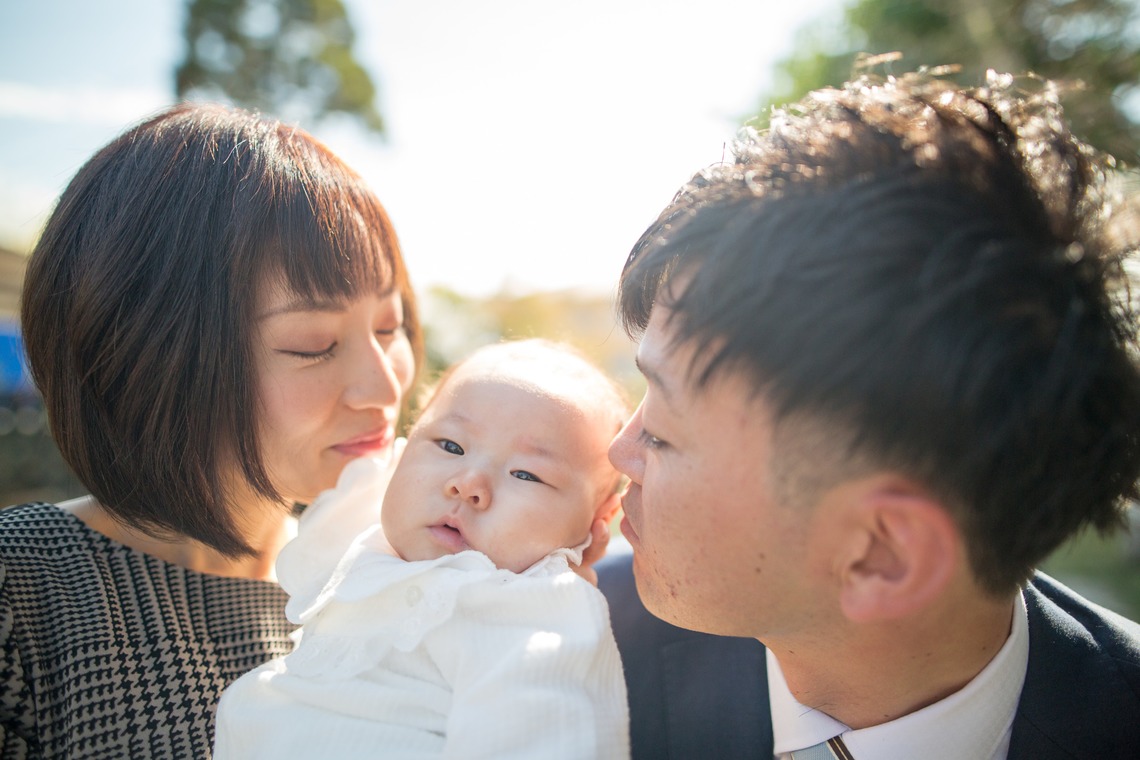 写楽堂が撮影した「ニューボーン＆お宮参り」の写真