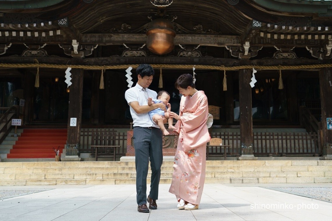 しのみんこフォトが撮影した「お宮参り」の写真
