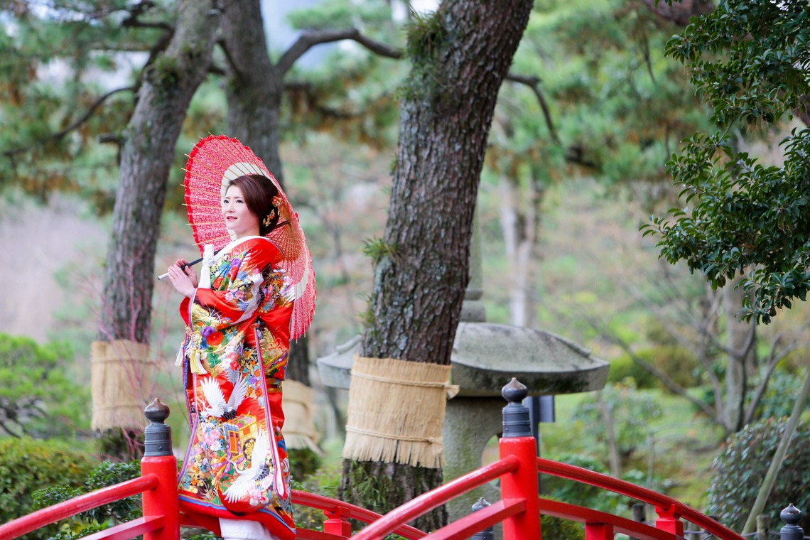 KIKIウェディングが撮影した「秋の縮景園」の写真