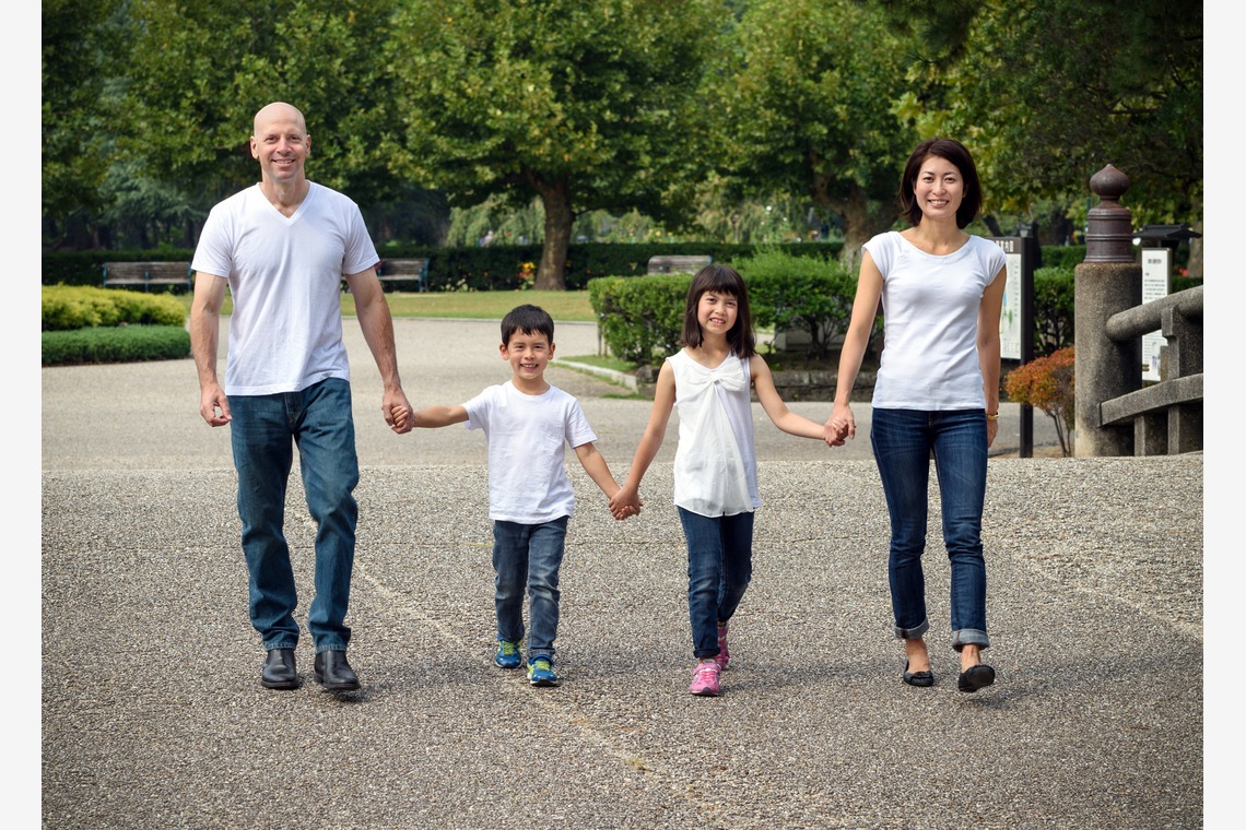 ProPhotos Japanが撮影した「カジュアルな家族写真」の写真