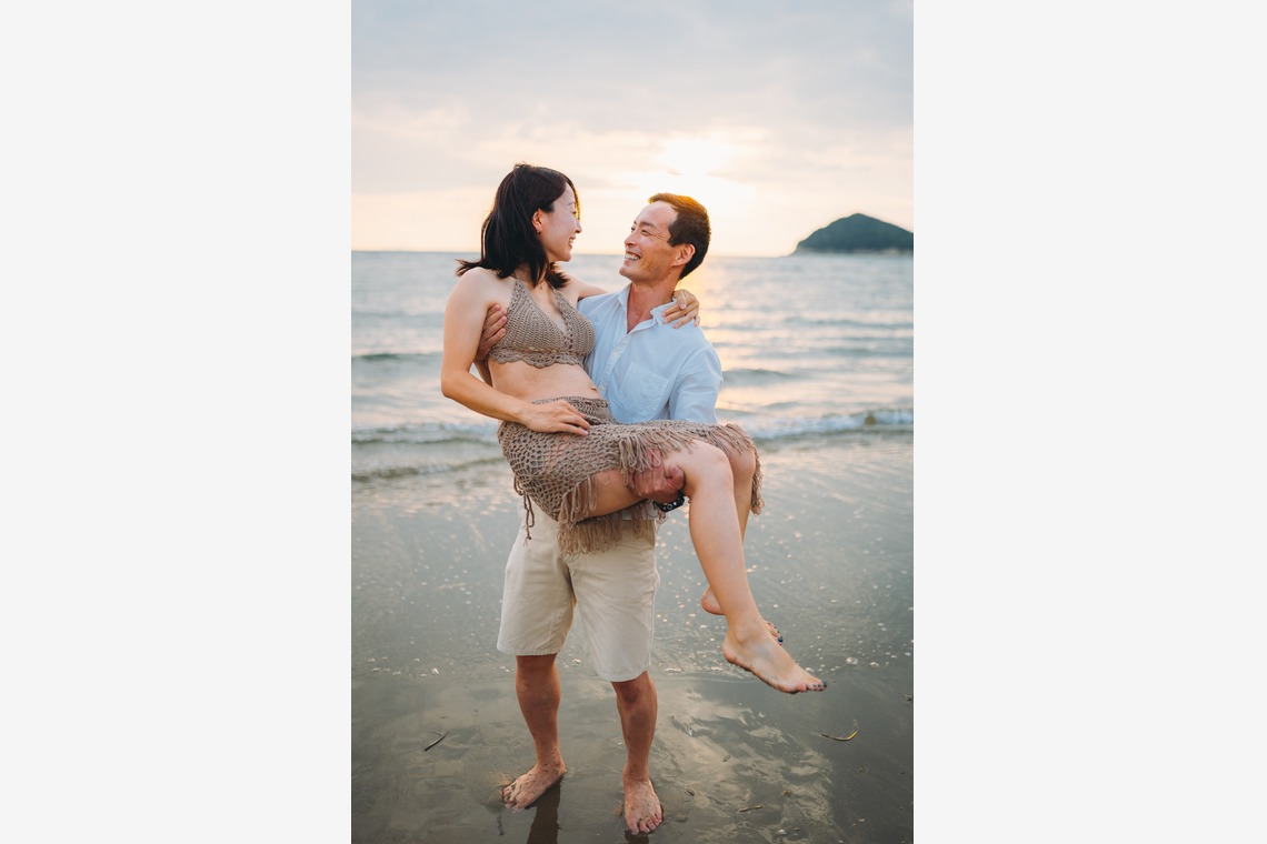 フォトグラファー笹が撮影した「香川県 父母ヶ浜 マタニティ」の写真