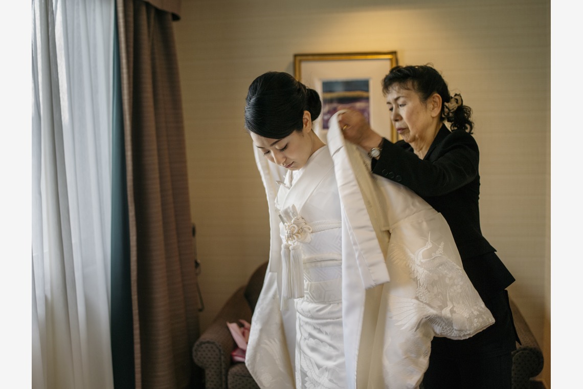 植村由理が撮影した「愛宕神社での挙式と小笠原伯爵邸での披露宴」の写真