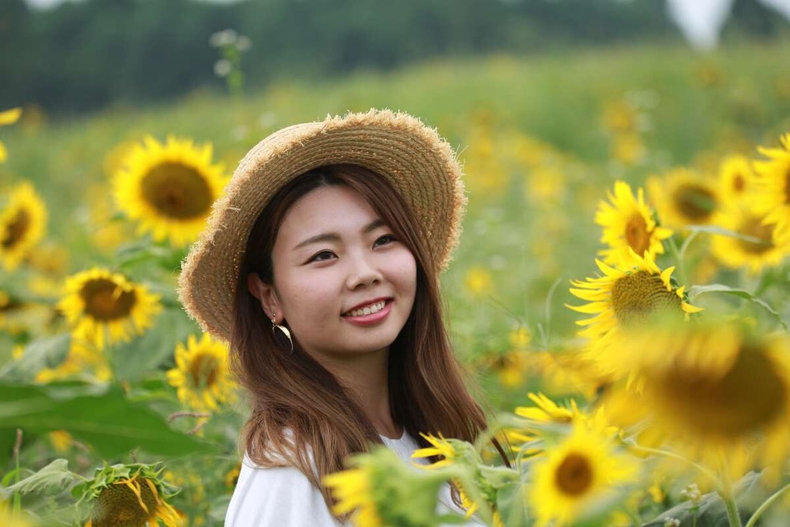 理 S PHOTOが撮影した「鼻高展望ひまわり畑」の写真